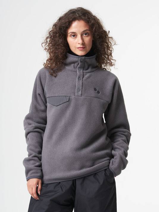 Pinqponq Fleece Pullover - Graphite Grey (Unisex) Wochenangebot