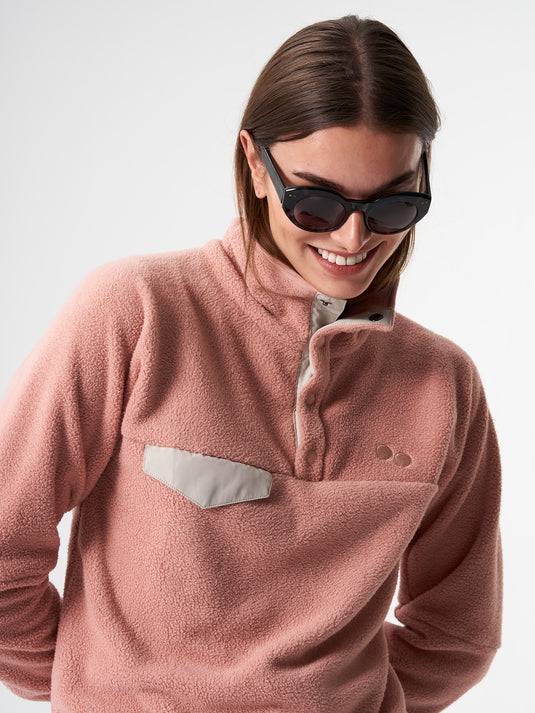 Pinqponq Fleece Pullover - Ash pink (Unisex) Letzte 3 Tage