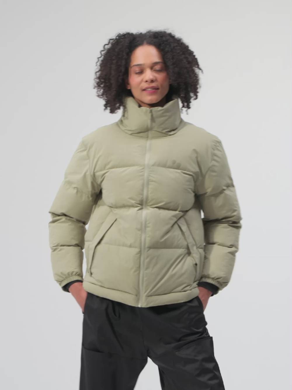 Pinqponq Puffer Jacket - Reed Olive (Unisex) Neueste Stile