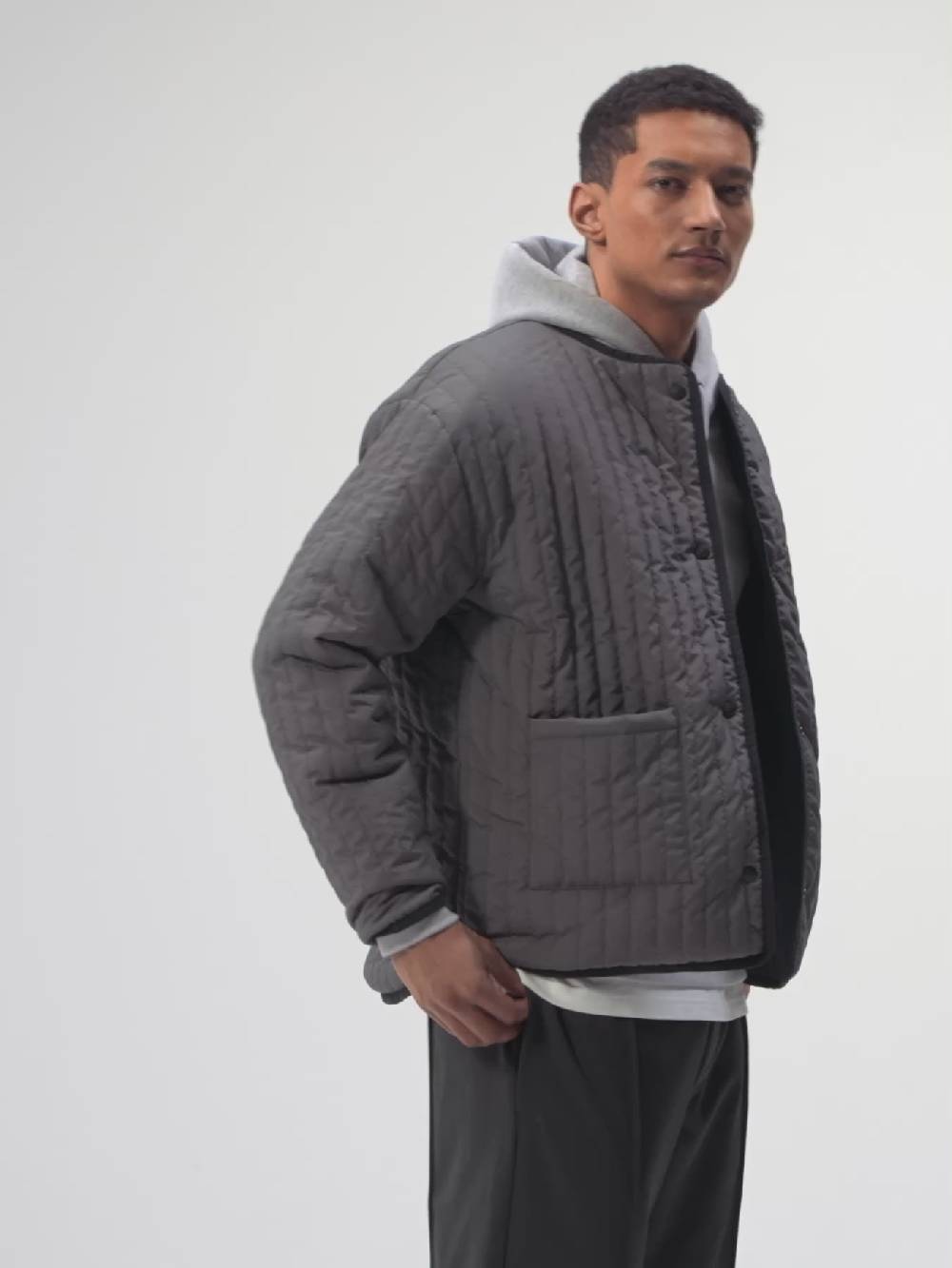 Pinqponq Reversible Jacket - Tune Black (Unisex) Letzte 2 Tage