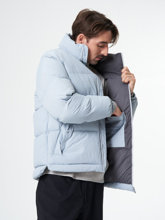 Pinqponq Puffer Jacket - Iced Grey (Unisex) Zeitbegrenzte Promotion