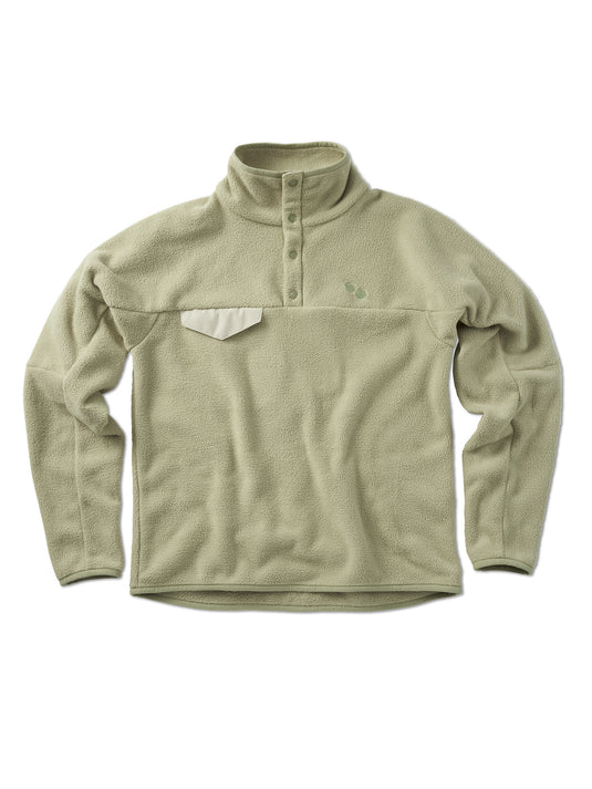 Pinqponq Fleece Pullover - Reed Olive (Unisex) Bis zu 60% Rabatt