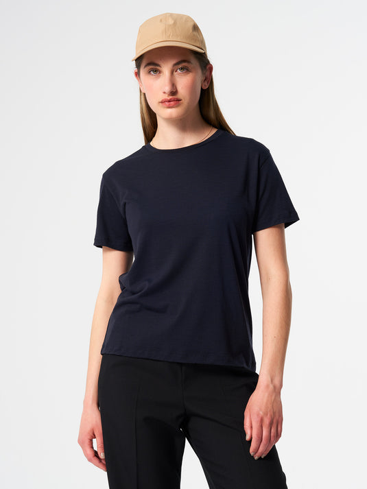 Pinqponq T-Shirt Merino - Sheep Navy (Female) Bis zu 55% Rabatt