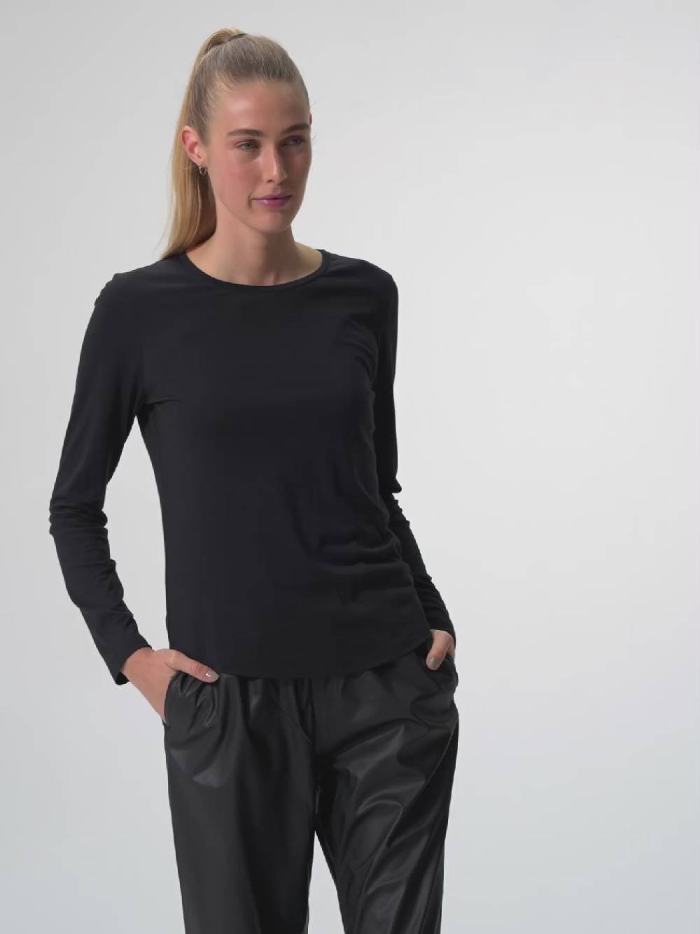 Pinqponq Longsleeve TENCEL™ - Wooden Olive (Female) Discount Store für neue Produkte