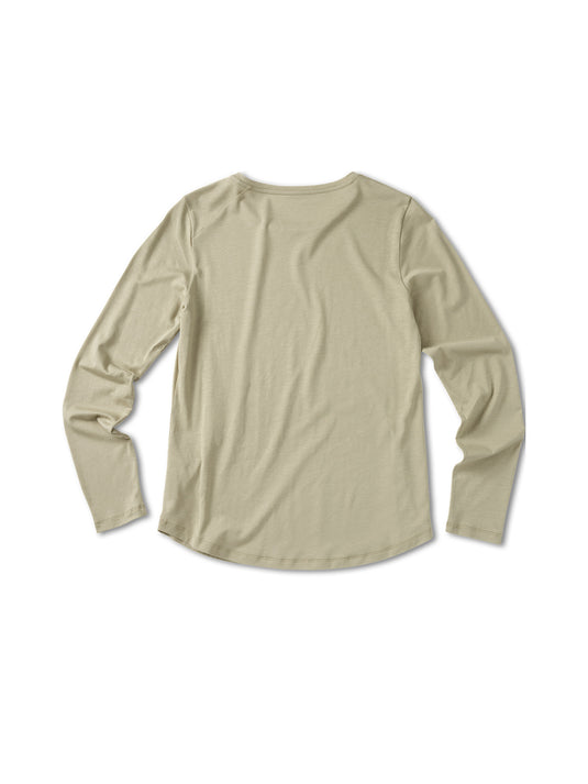 Pinqponq Longsleeve TENCEL™ - Wooden Olive (Female) Discount Store für neue Produkte