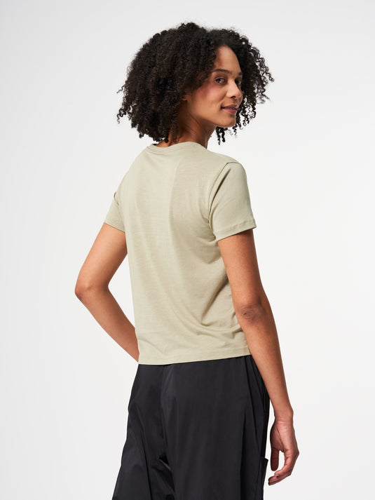 Pinqponq T-Shirt TENCEL™ - Wooden Olive (Female) Nur noch ein Tag übrig