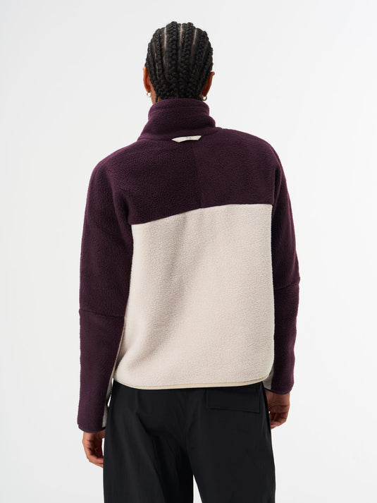 Pinqponq Fleece Jacket - Tune Plum (Female) Clearance-Verkauf