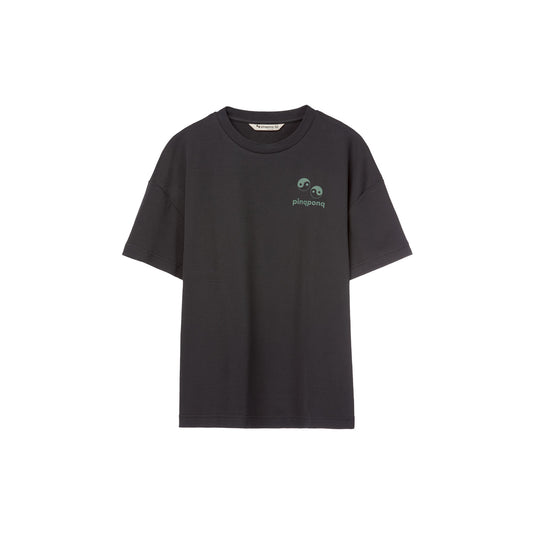 Pinqponq T-Shirt - Peat Black Yin Yang (Unisex) Begrenzt auf 3 Tage