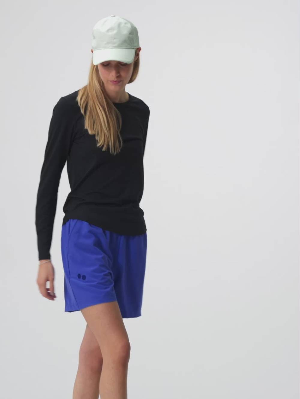 Pinqponq Active Shorts - Poppy Blue (Unisex) 2025