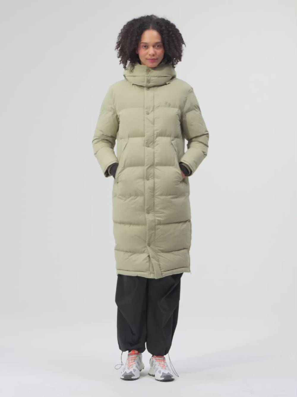 Pinqponq Puffy Parka - Reed Olive (Female) Verkauf