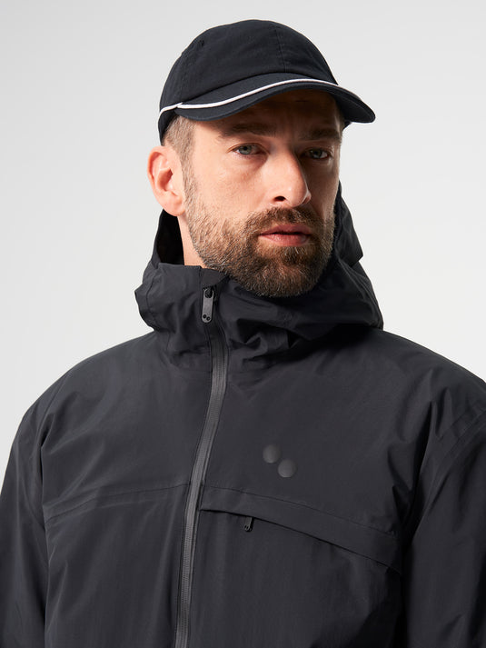 Pinqponq Hoodie Jacket - Peat Black (Male) Fabrikverkauf
