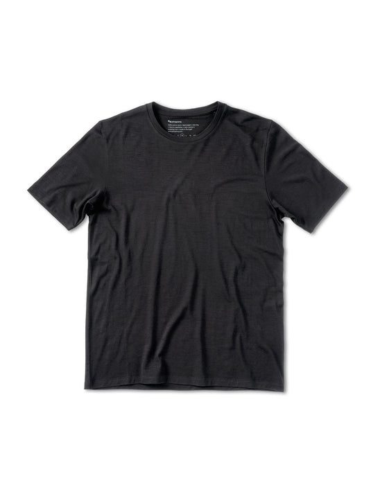 Pinqponq T-Shirt Merino - Dark Grey Melange (Male) Meist gekauft