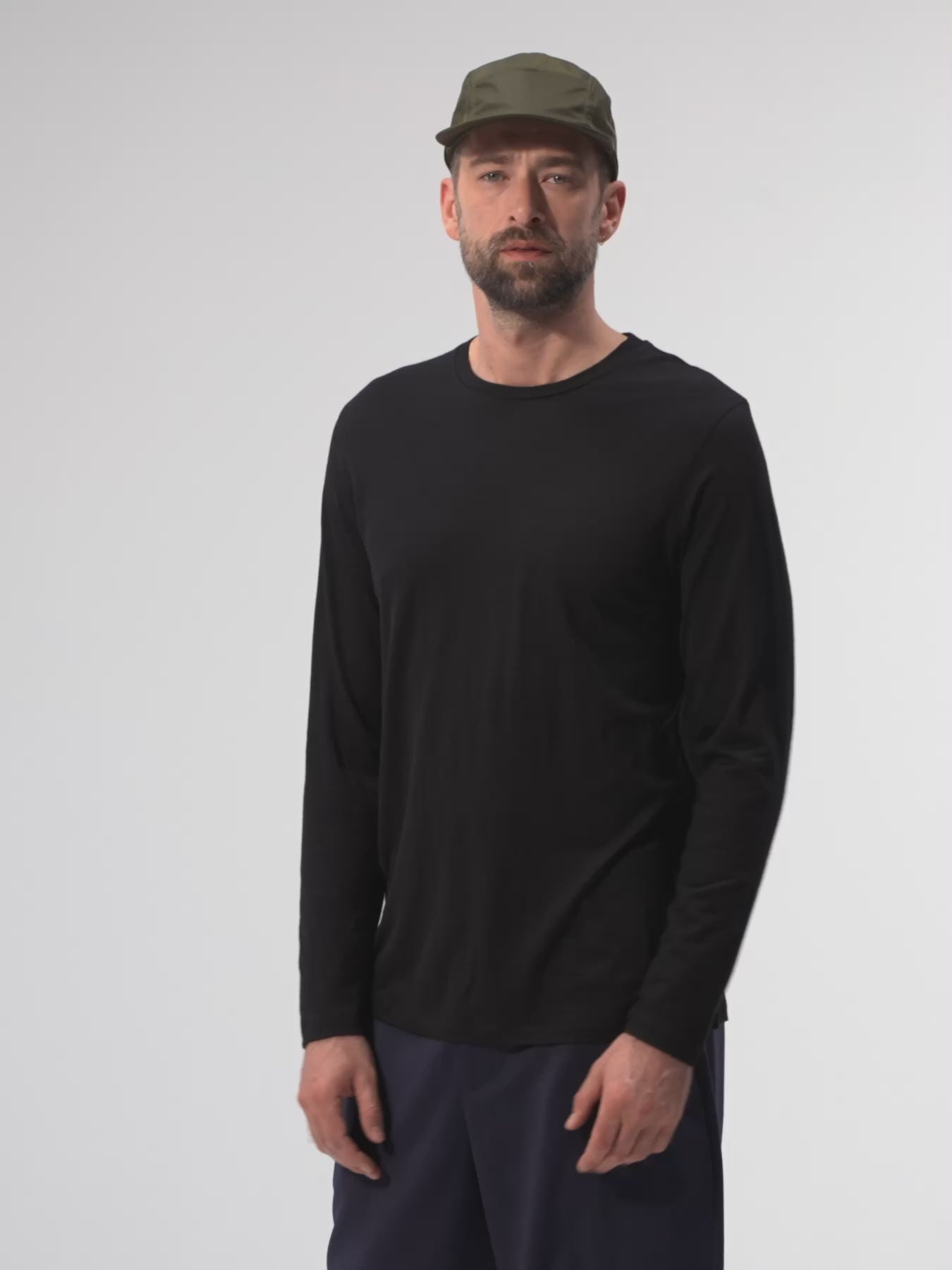 Pinqponq Longsleeve Merino - Sheep Black (Male) Blitzverkäufe