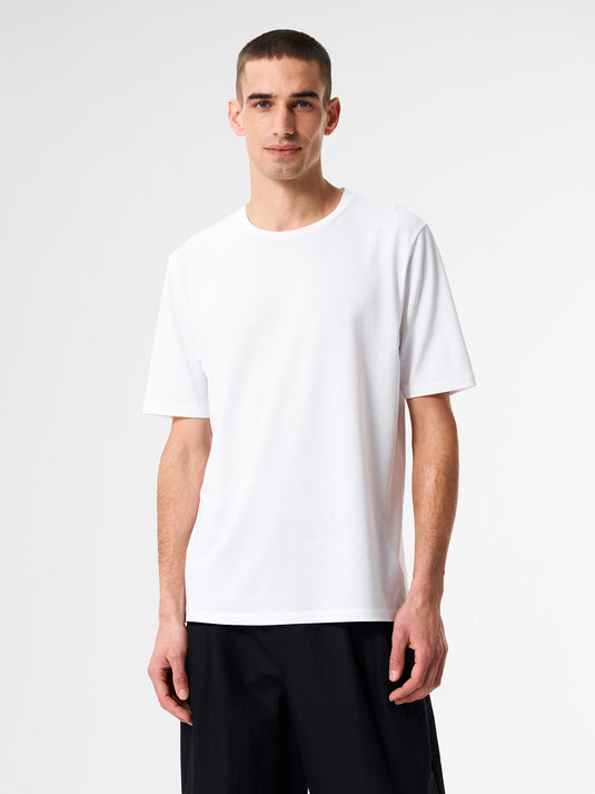 Pinqponq T-Shirt TENCEL™ - Wooden White (Male) Limitierter Zeitrabatt