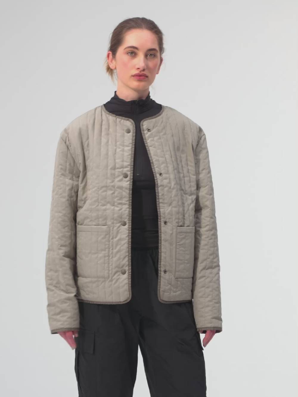Pinqponq Reversible Jacket - Tune Brown (Unisex) Fabrik Onlineshop