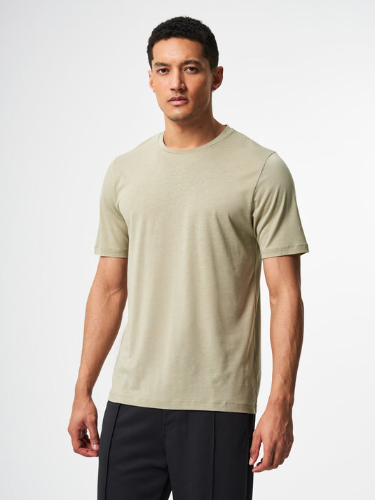 Pinqponq T-Shirt TENCEL™ - Wooden Olive (Male) Fabrikpreis