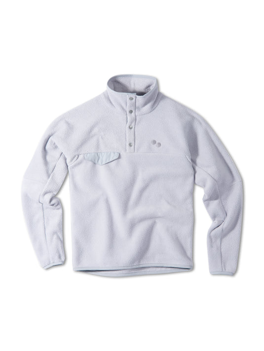Pinqponq Fleece Pullover - Iced Grey (Unisex) Sonderangebot