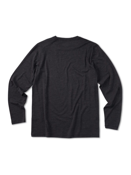 Pinqponq Longsleeve Merino - Dark Grey Melange (Male) Günstig kaufen