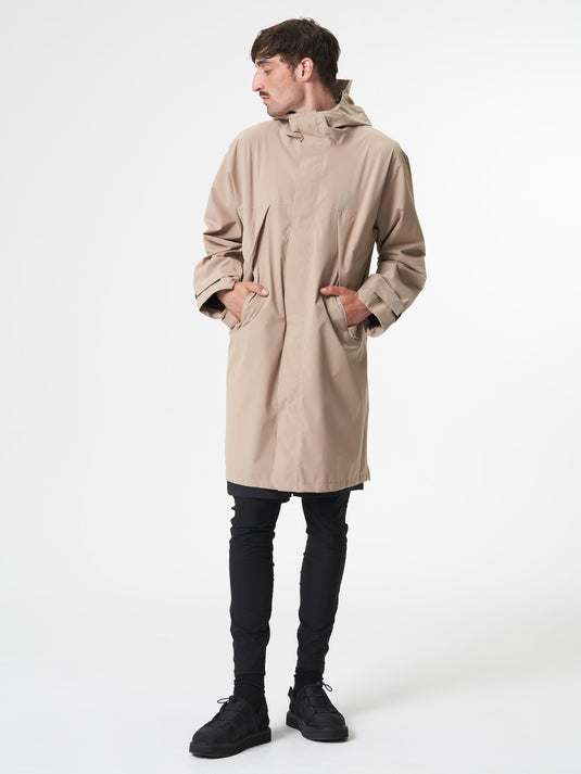 Pinqponq Aestech Rain Parka - Caramel Khaki (Unisex) Versandkostenfrei