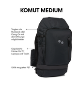 Pinqponq Komut Medium - Pure Black Top Angebot