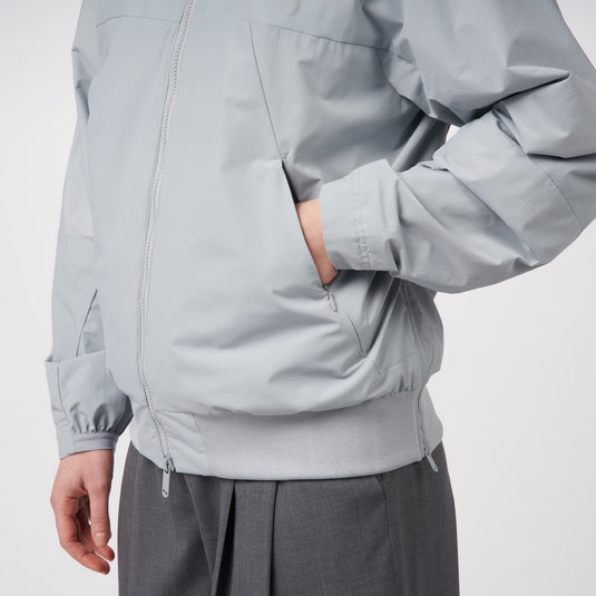 Pinqponq Light Bomber Jacket - Iced Grey (Unisex) Saisonale Angebote