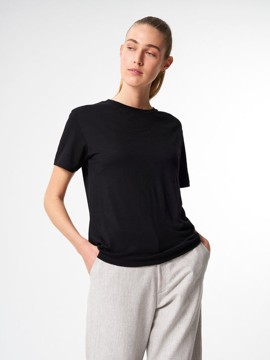 Pinqponq T-Shirt Merino - Sheep Black (Female) Räumungsverkauf