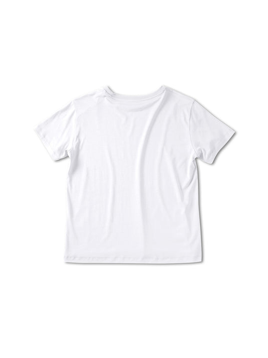 Pinqponq T-Shirt TENCEL™ - Wooden White (Female) Kauf eins, bekomm eins gratis