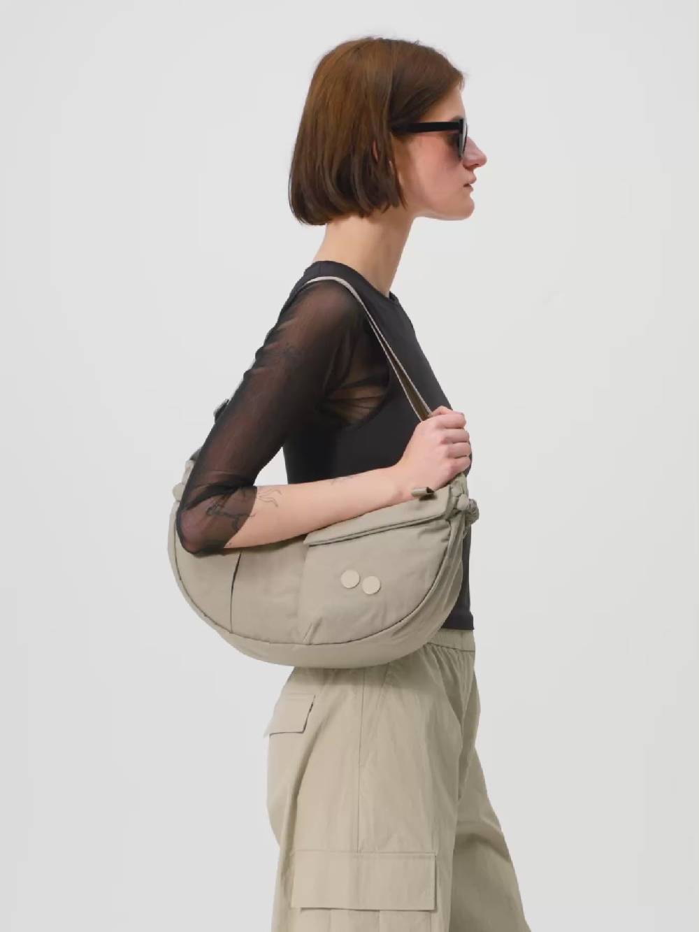 Pinqponq Krumm Medium - Crinkle Taupe Neueste Stile