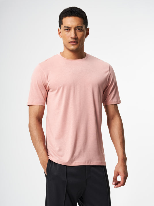 Pinqponq T-Shirt TENCEL™ - Wooden Pink (Male) Clearance-Verkauf