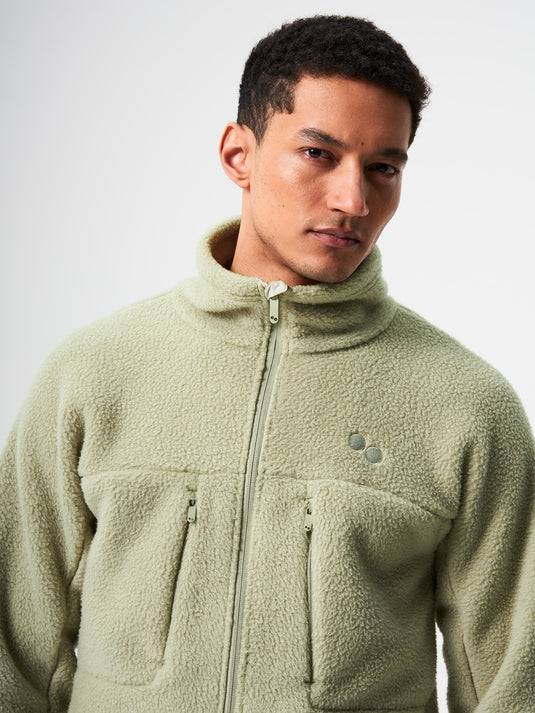 Pinqponq Fleece Jacket - Reed Olive (Male) Kostenloser Versand international
