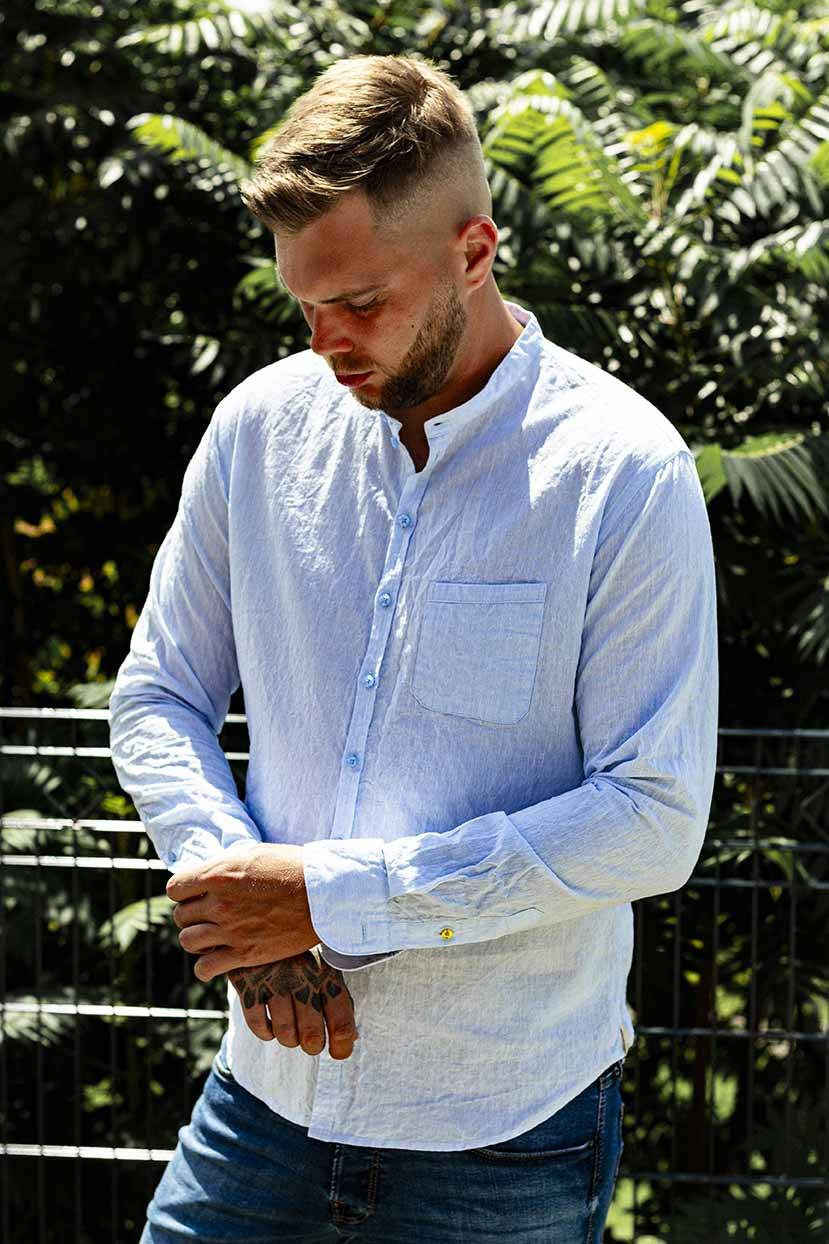 Q1 Manufaktur RALF Slim Relaxed verkürzte Hemdlänge