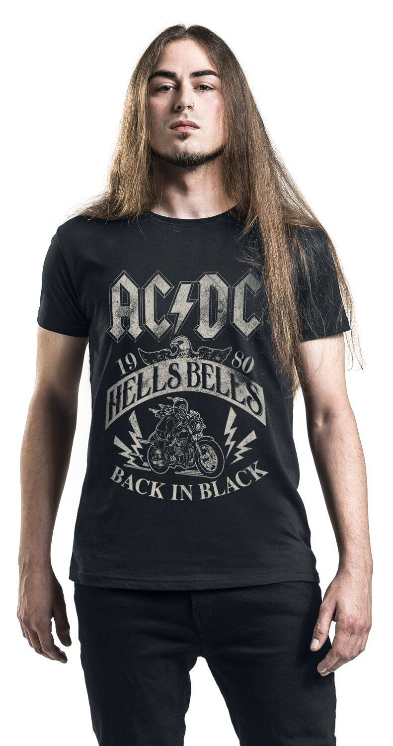 EMP "Hells Bells 1980" T-Shirt schwarz von AC/DC Vierteljährliche Förderung