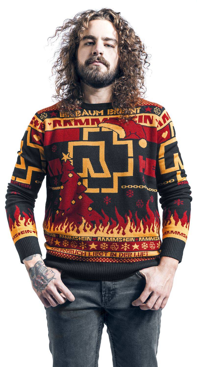 EMP "Holiday Sweater 2020" Weihnachtspullover multicolor von Rammstein Super Rabatt