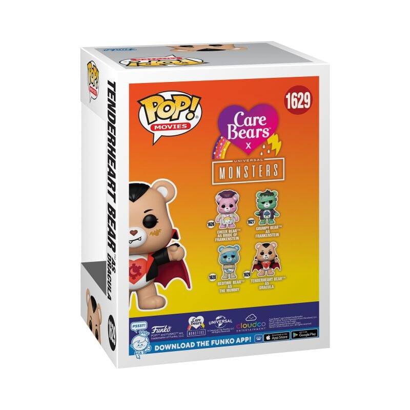 EMP "Die Glücksbärchis x Universal Monsters - Tenderheart Bear as Dracula Vinyl Figur 1629" Funko Pop! multicolor von Die Glücksbärchis Angebote