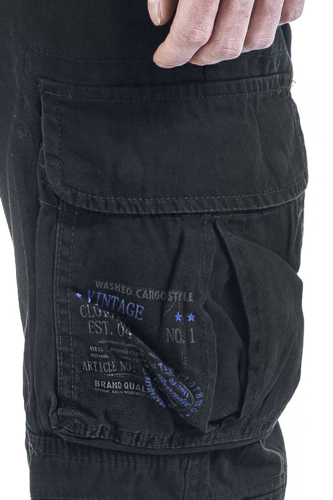 EMP "Pure Vintage Trousers" Cargohose schwarz von Brandit Großer Ausverkauf
