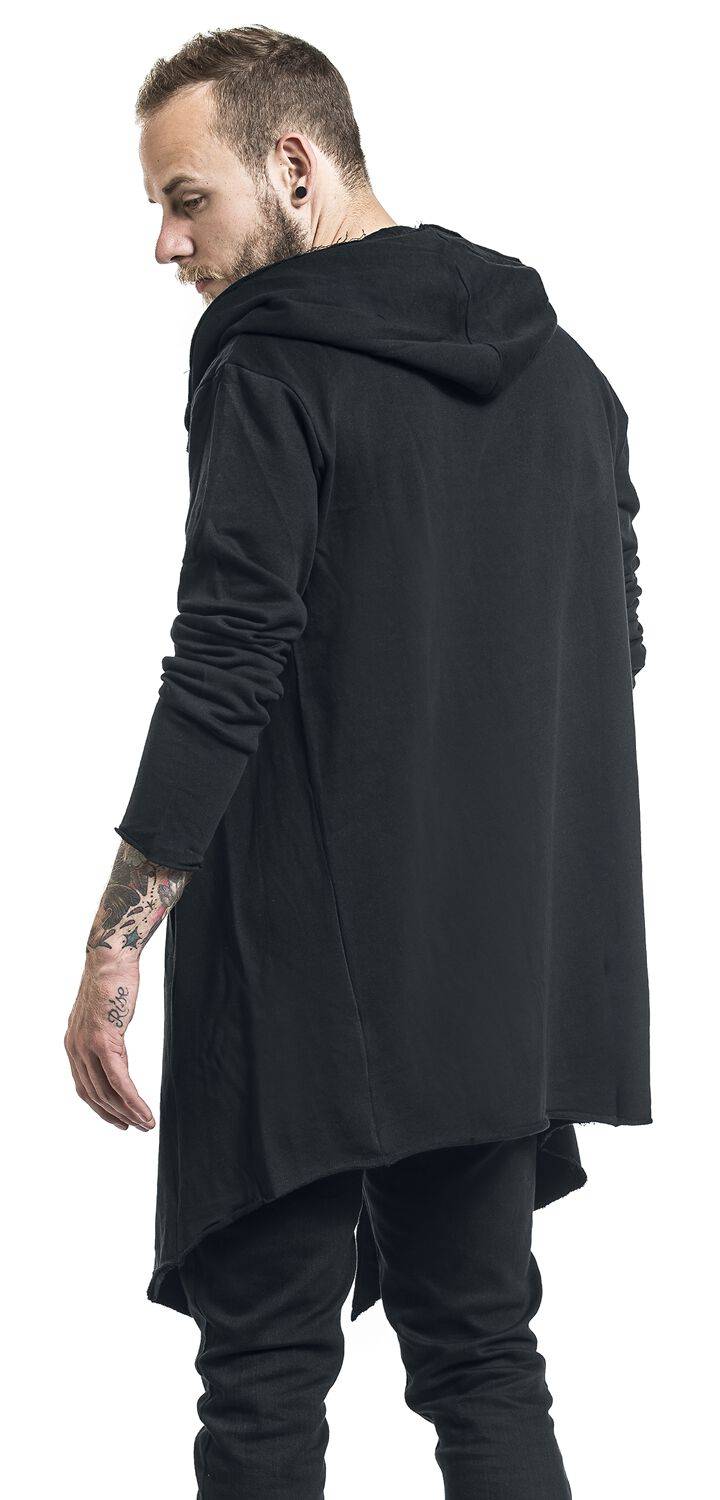 EMP "Long Hooded Open Edge Cardigan" Cardigan schwarz von Urban Classics Flash Sale