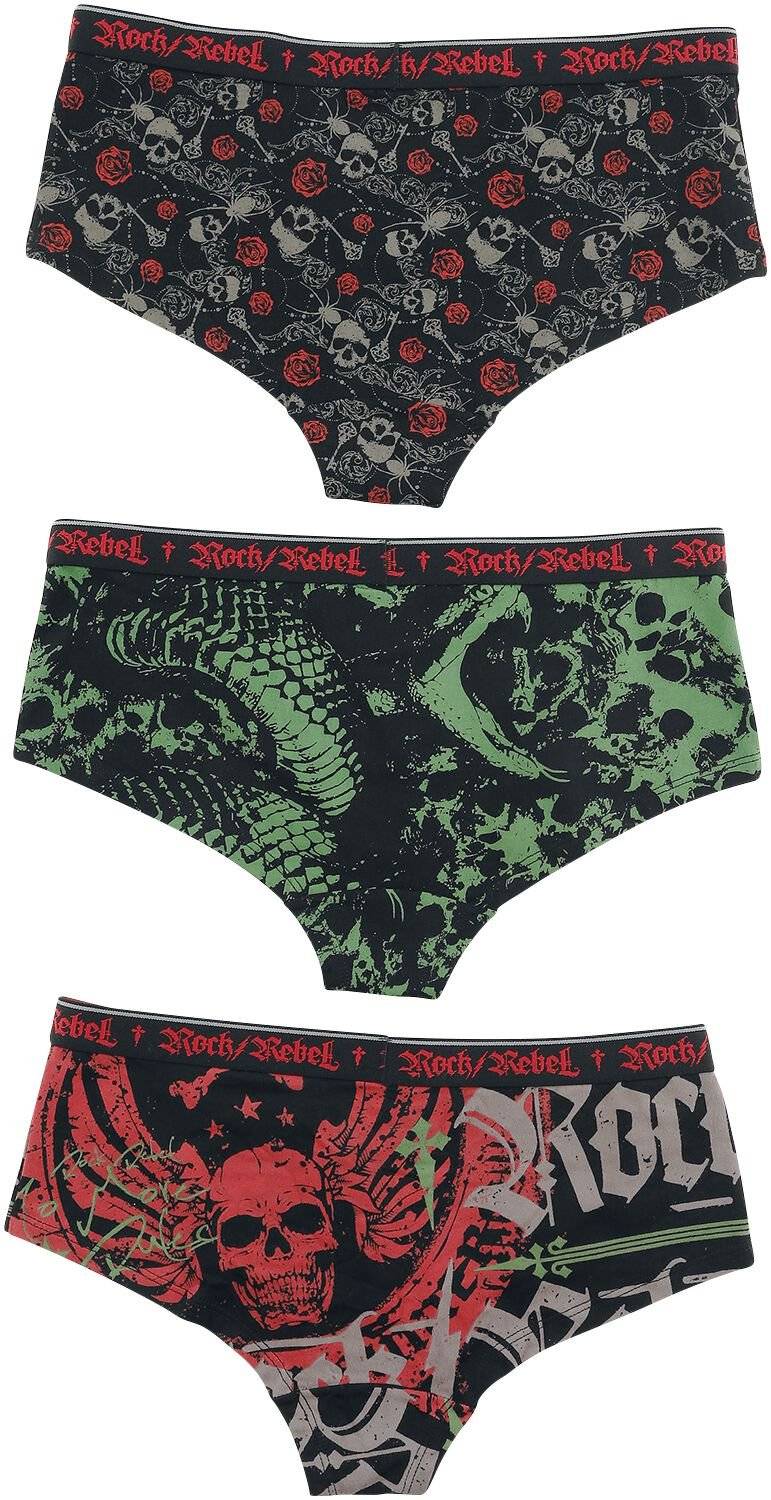 EMP Panty schwarz von Rock Rebel by EMP Online Shopping