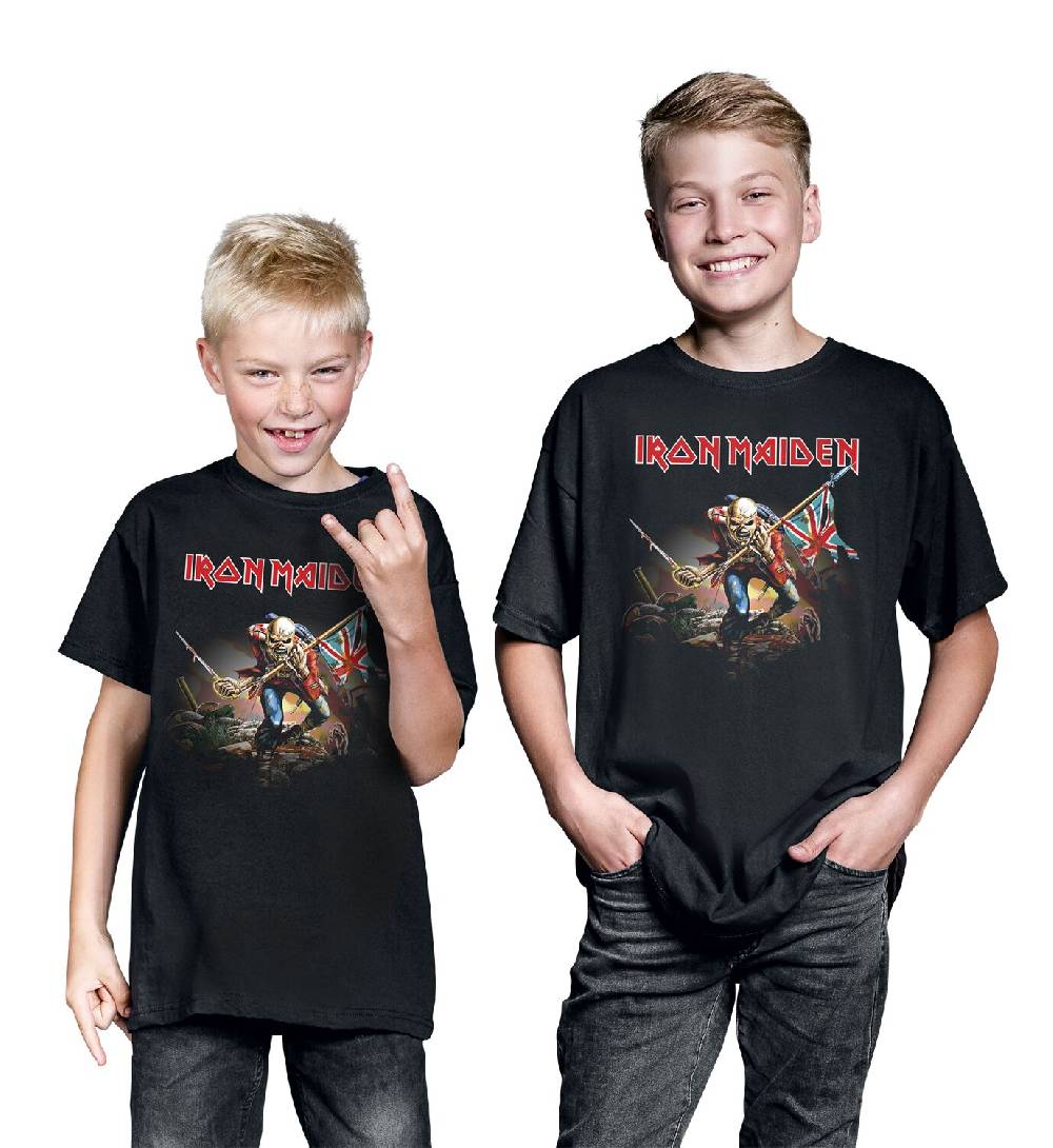 EMP "Kids - Trooper" T-Shirt schwarz von Iron Maiden Preisnachlass