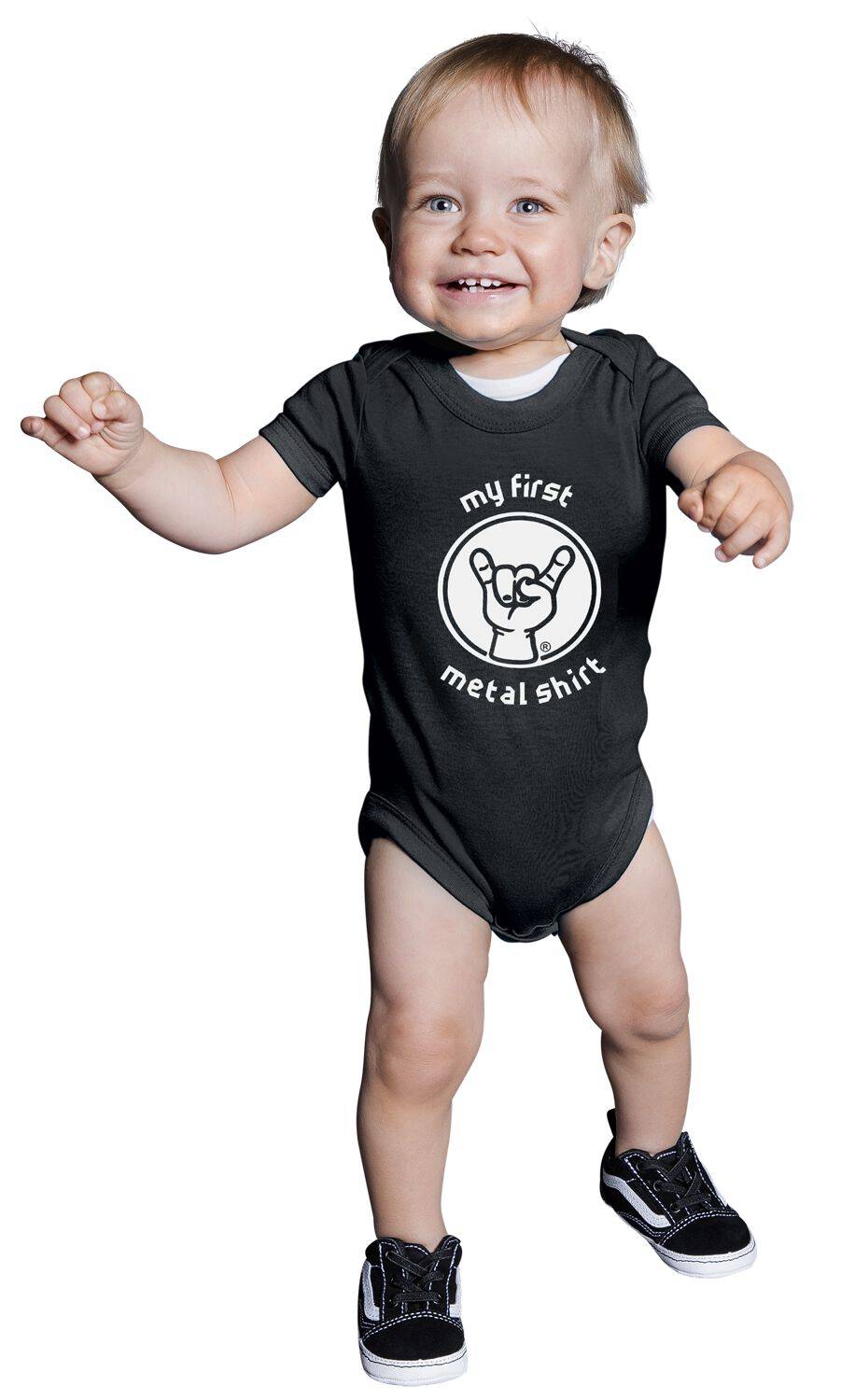 EMP "My First Metal Shirt" Body schwarz von Metal Kids Black Friday