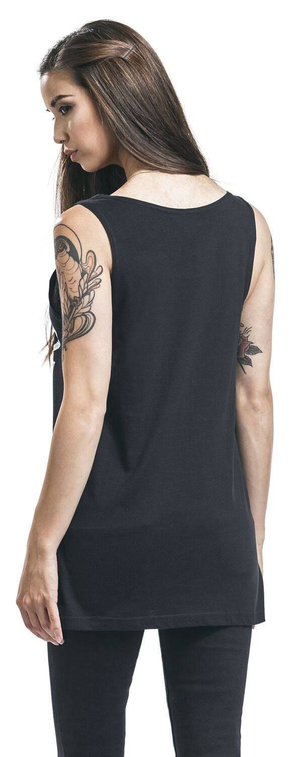EMP "Witchboard" Top schwarz von Black Blood by Gothicana Neueste Mode