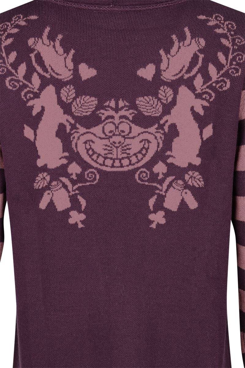 EMP "Grinsekatze" Cardigan lila von Alice im Wunderland Saisonale Angebote