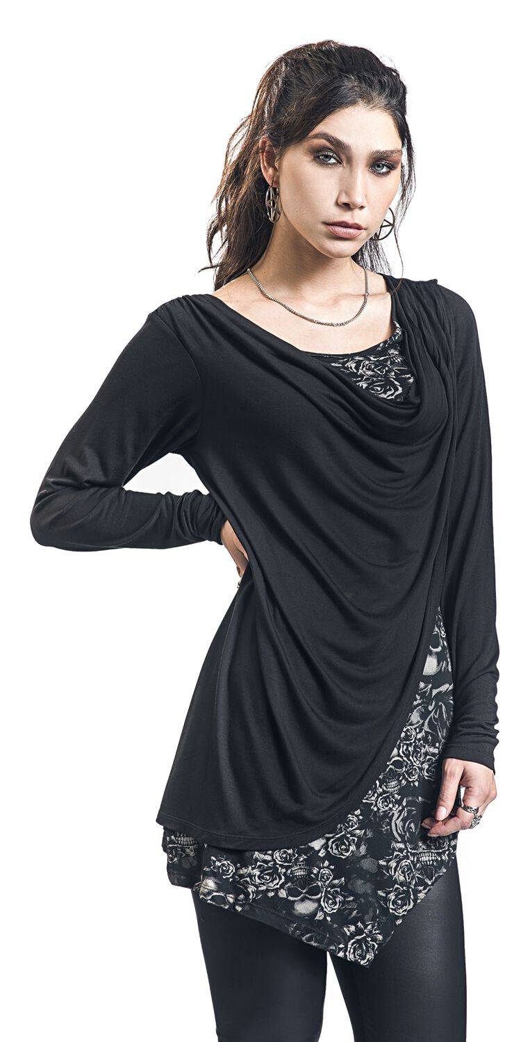 EMP Langarmshirt schwarz von Black Premium by EMP Tägliche Deals