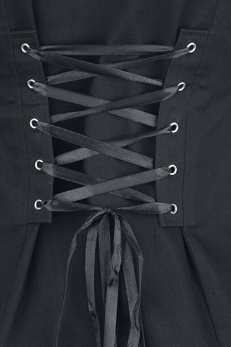 EMP Weste schwarz von Gothicana by EMP Letzte 3 Tage