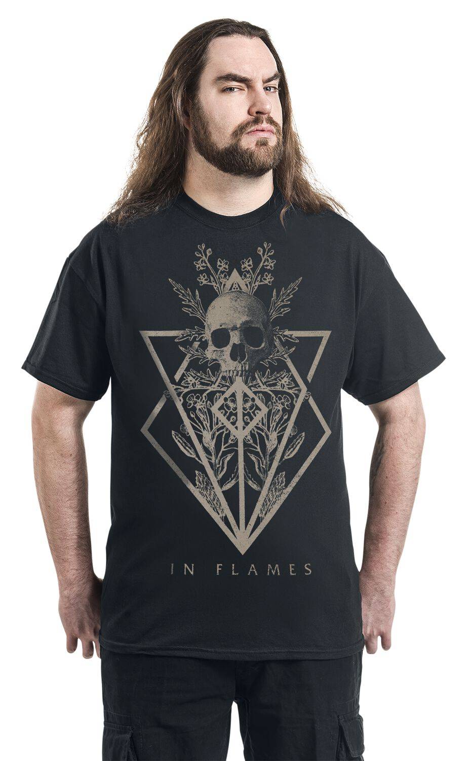 EMP "Skull" T-Shirt schwarz von In Flames Letzte 2 Tage