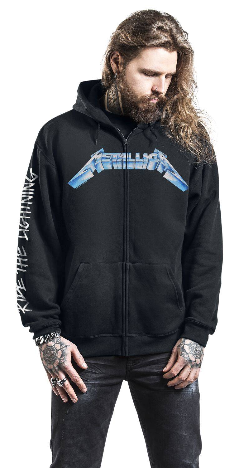 EMP "Ride The Lightning" Kapuzenjacke schwarz von Metallica Bis zu 65% Rabatt