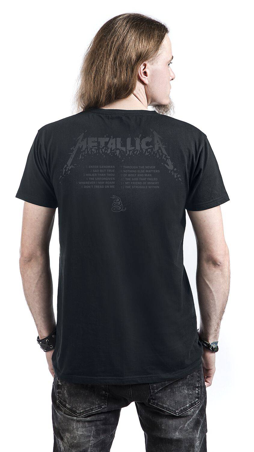 EMP "M - Black Album" T-Shirt schwarz von Metallica Fabrik Onlineshop