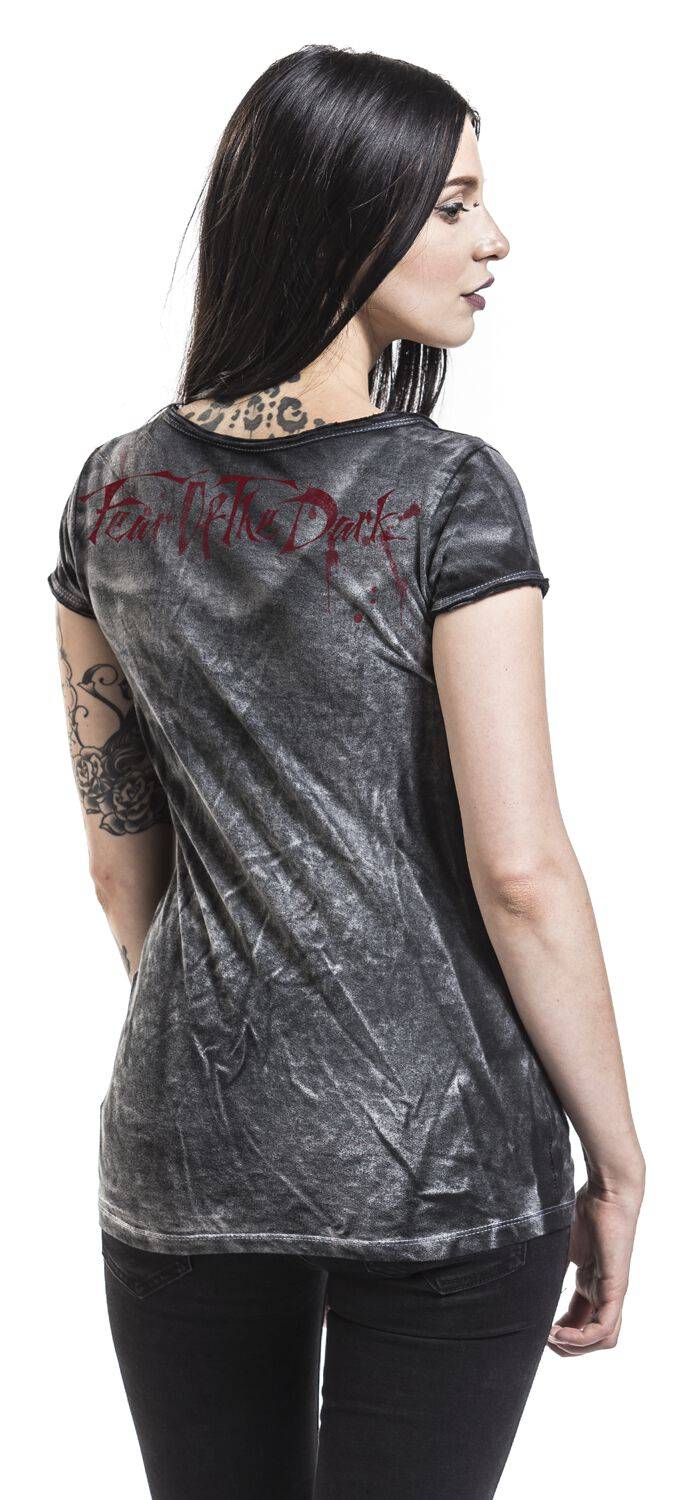 EMP "Fear Of The Dark Vintage" T-Shirt schwarz/used look von Iron Maiden Sonderangebot