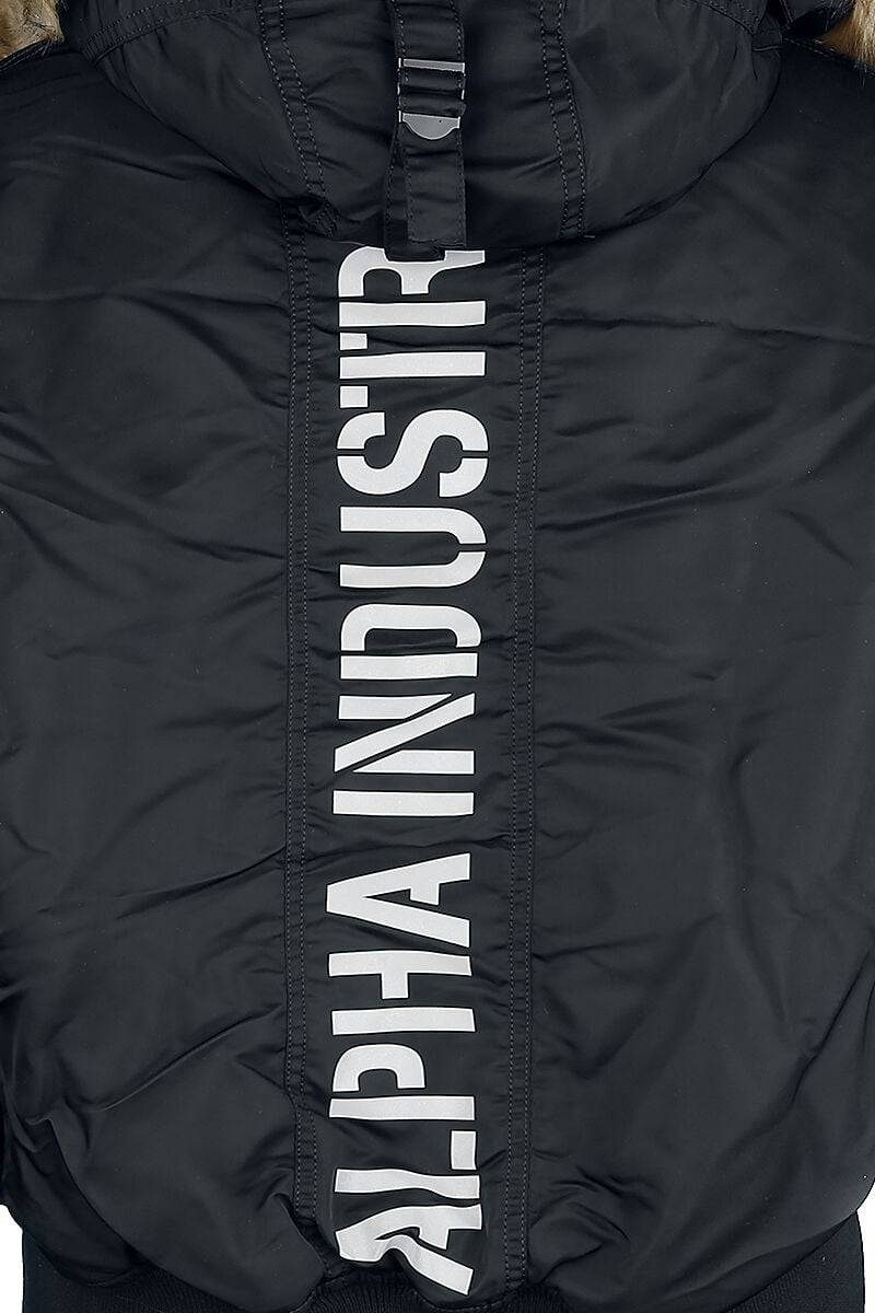 EMP "45P Hooded Custom" Winterjacke schwarz von Alpha Industries Exklusive Angebote