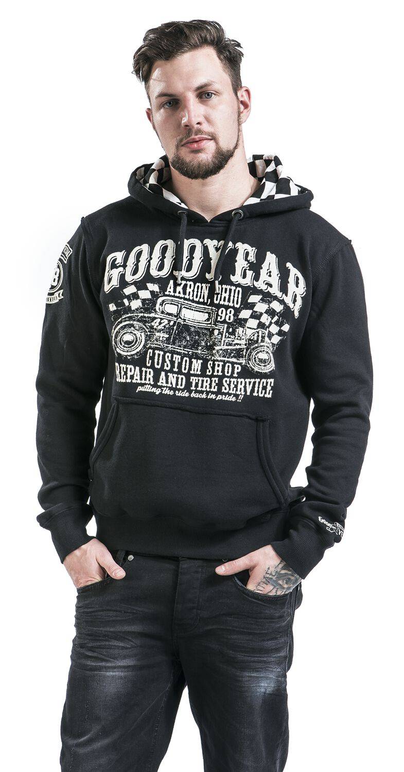 EMP "Pelham" Kapuzenpullover schwarz von GoodYear Bestseller