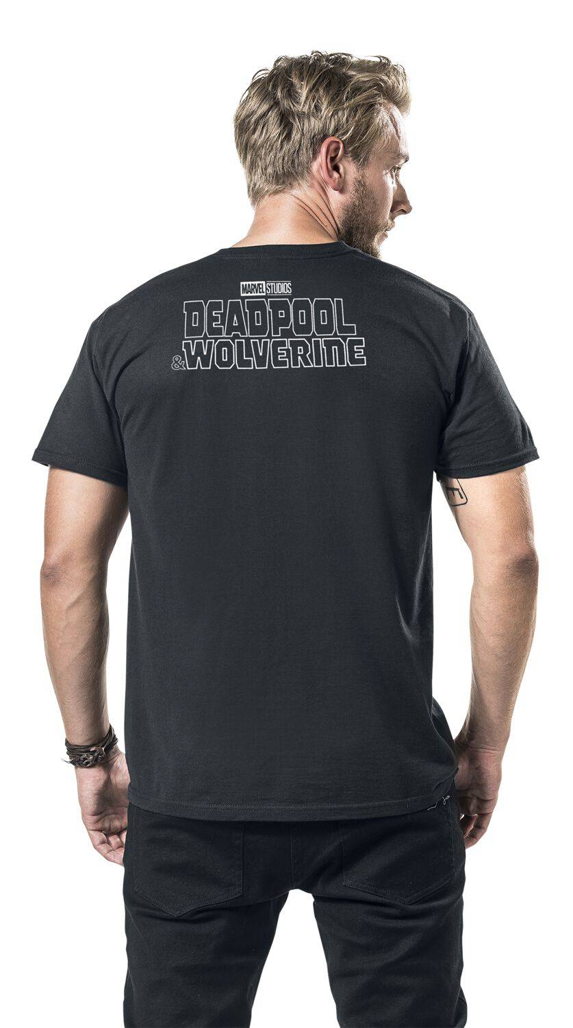 EMP "3 - Deadpool & Volverine" T-Shirt schwarz von Deadpool Bis zu 60% Rabatt